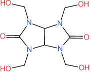tetrametilol acetilenediurea cas 5395 50 6